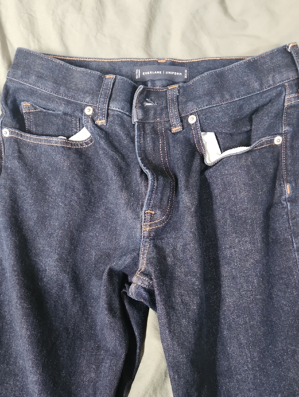 Everlane Dark Indigo Slim Jeans